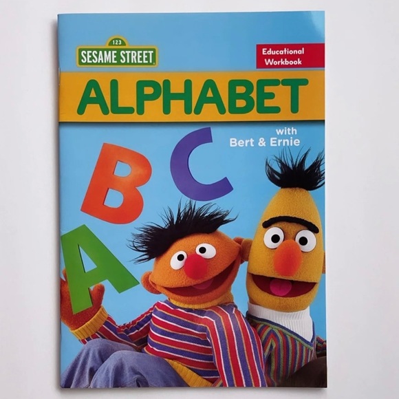 Sesame Street alphabet Bert & Ernie workbook - Picture 1 of 9